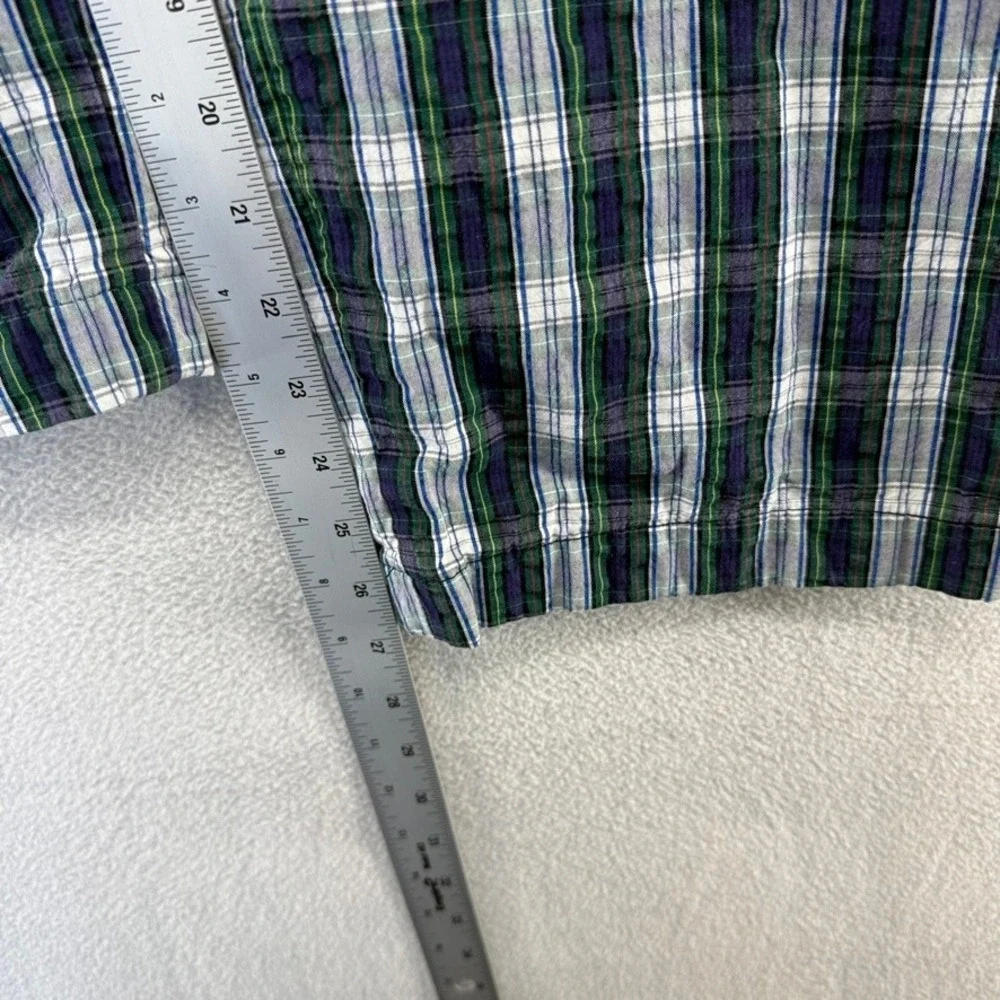 Ralph Lauren Pants Mens 36x30 fits 36x27 Green Plaid Check Trousers Pony Chino